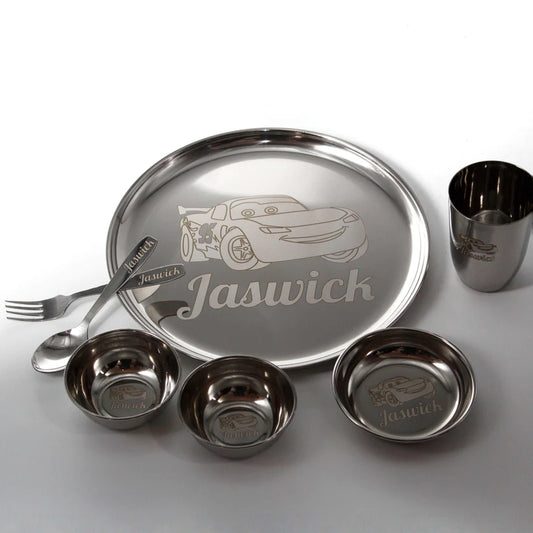 A Personalized Steel Dinner Set: The Perfect Gift for Kids and Special Occasions