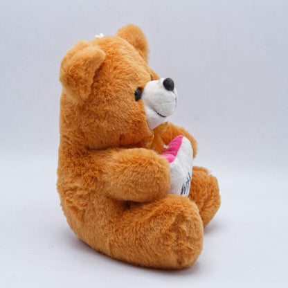 Teddy Bear Soft Toy Orange - Gift Suvidha