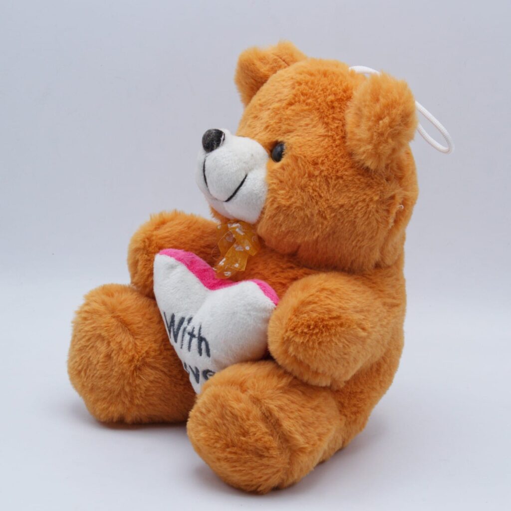 Teddy Bear Soft Toy Orange - Gift Suvidha