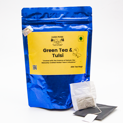 Green Tea and Tulsi Tea Bags