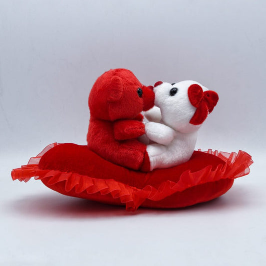 Cute Kissing Teddies With Sound - Gift Suvidha