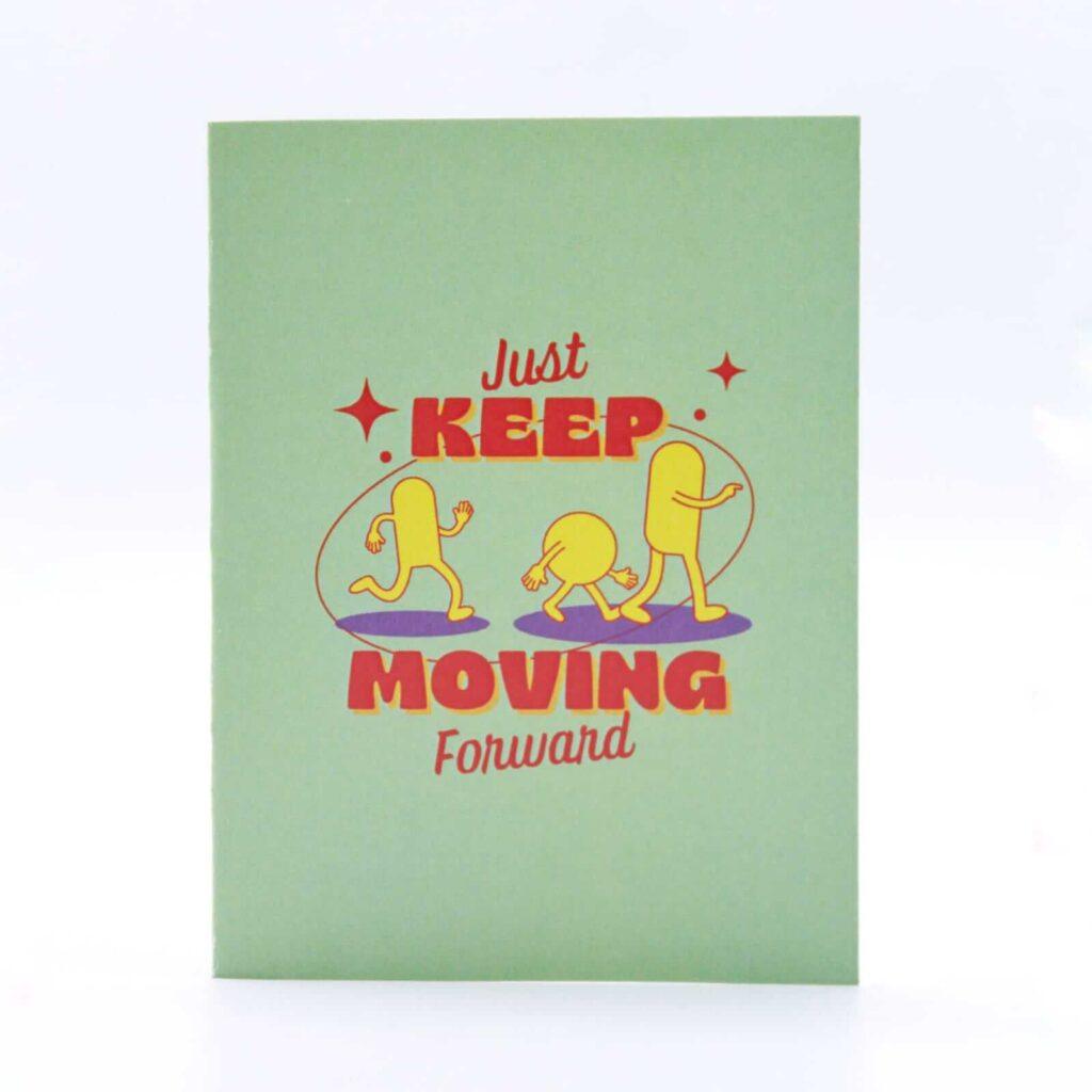 Keep Moving! A motivating Gift Card - Gift Suvidha