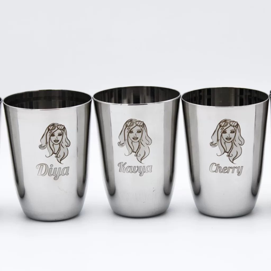 Personalized Steel Glass